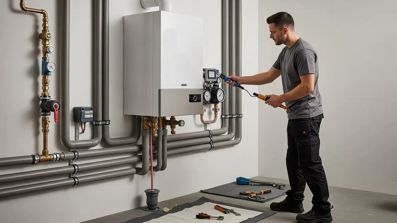 Installation et remplacement de chaudière à Bruxelles avec mise en service complète