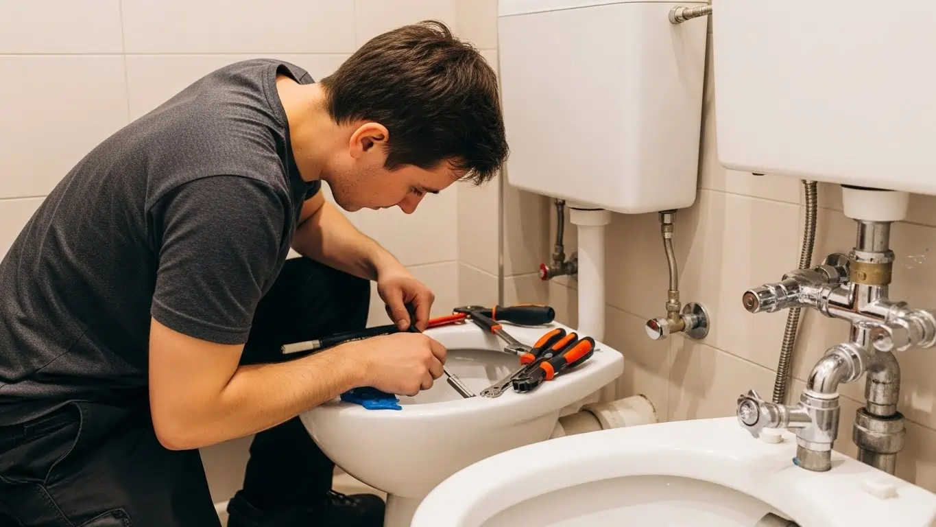 Réparation de WC, salle de bain et robinetterie à Bruxelles par plombier